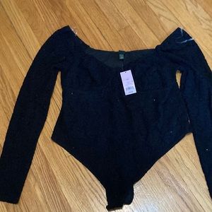 NWT! Lace thong bodysuit